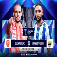 Link Live Streaming Ratchaburi vs Persib di ACL 2 Musim 2025-2026