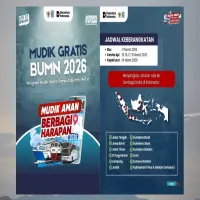 Sudah Dibuka, Begini Cara Daftar Mudik Gratis BUMN untuk Lebaran 2026