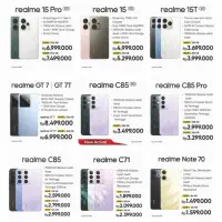 Update Harga HP Realme 2026 Lengkap dari Seri C hingga GT