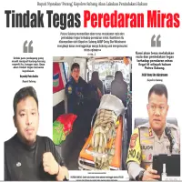 Tindak Tegas Peredaran Miras, Bupati Nyatakan ‘Perang’, Kapolres Subang Akan Lakukan Penindakan Hukum