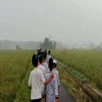Sambut Ramadhan Santri Ponpes Al Muhajir Pawai Tarhib