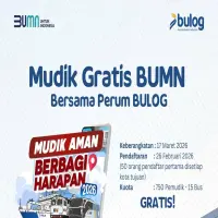 Mudik Gratis Perum BULOG 2026 Siap Dibuka, Ini Cara Daftarnya