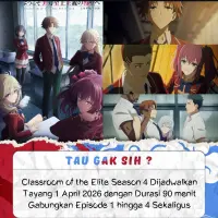 Classroom of the Elite Season 4 Tayang 1 April 2026, Episode Perdana 90 Menit!