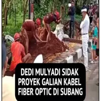 Turun ke Lokasi Tanpa Protokol, Dedi Mulyadi Hentikan Aktivitas Galian di Subang: Ada Apa di Balik Proyek Fiber Optik Ini?