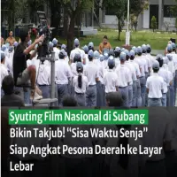 Syuting Film “Sisa Waktu Senja” di SMA Negeri 1 Subang Curi Perhatian Warga