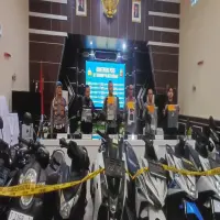 Polres Subang Ungkap Komplotan Curanmor, 9 Pelaku Diamankan dan 21 Motor Hasil Curian Disita