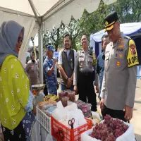 Jelang Idul Fitri, Polres Subang Gelar Pasar Murah di Pagaden