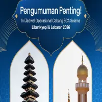Jadwal Operasional BCA Selama Libur dan Cuti Bersama Lebaran 2026