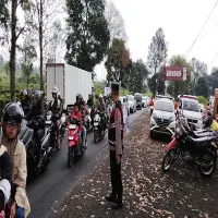 Hari ke 3 Lebaran, Lalu Lintas di Subang Selatan Terpantau Padat Lancar