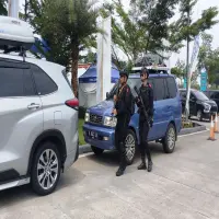 Diserbu Ribuan Kendaraan Pemudik, Polres Purwakarta Perketat Pengamanan Rest Area KM 88A
