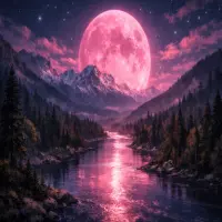 Prediksi Fenomena Langit Bulan April 2026! Bulan Pink dan Hujan Meteor Paling Spektakuler Tahun Ini