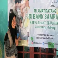 Atasi Masalah Lingkungan, Perempuan Asal Subang Dirikan Bank Sampah