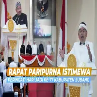 Tampil Berbeda, Drama Kolosal “Seba Rasa Ka Lemah Subang” Ini Link Live Streaming Rapat Paripurna HUT Ke-78 Subang