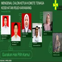 695 Tenaga Kesehatan RSUD Karawang Pilih Ketua Komite