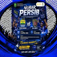 Disparpora Subang Gelar Nobar Persib vs Bali United Malam Ini, Ajak Warga “Satu Hati, Satu Biru!”