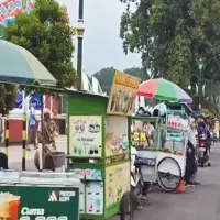 Satpol PP Imbau Pedagang Tidak Berjualan di Bahu Jalan Alun-alun, Belum Ada Instruksi Penertiban Secara Tegas