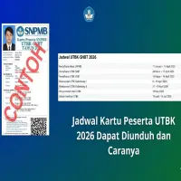 Fatal Jika Terlewat! Ini Info Penting Kartu dan Jadwal UTBK 2026