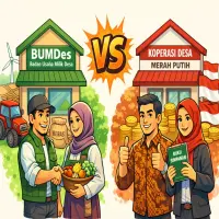 BUMDes vs Koperasi Desa Merah Putih, Mana Lebih Untung?
