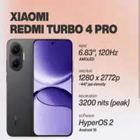 Update Harga dan Spesifikasi Redmi Turbo 4 Pro di Indonesia, Worth It atau Tidak