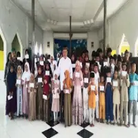 98 Anak Yatim Dhuafa Dapat Santunan di Desa Kertajaya Subang