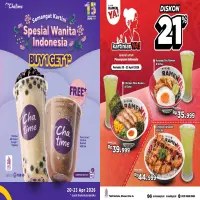 Promo Makanan dan Minuman Spesial Hari Kartini 2026, Serbu Sekarang!