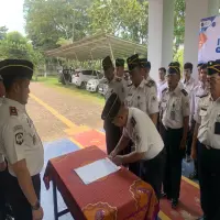 Bapas Kelas II Subang Gelar Ikrar Zero Halinar