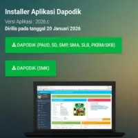 Dapodik Terbaru 2026.c Resmi Dirilis, Ini Link Unduh dan Cara Update