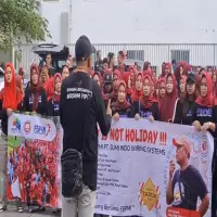 May Day, 4.500 Buruh Purwakarta Berangkat ke Monas