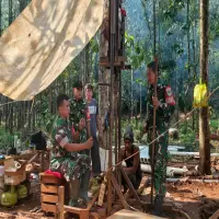 Kodim 0605/Subang Bor Sumber Air Bersih untuk 200 KK di Cijambe