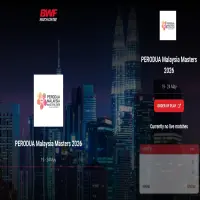 Daftar Withdrawn Malaysia Masters 2026 Terbaru, Kunlavut Absen