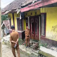 Pergerakan Tanah di Cisalak Subang, 25 Rumah Warga Retak dan Terancam Roboh