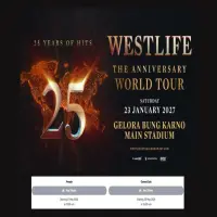 IRSX Presale Tiket Konser Westlife Dibuka Pukul 10.00 WIB, Ini Link War-nya!
