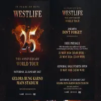 Link General Sale Konser Westlife Jakarta 2027 Dibuka Hari Ini, Siap War Tiket Lagi?