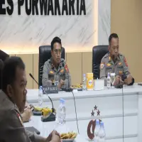 Perkuat Pengawasan dan Integritas, Polres Purwakarta Ikuti Rakerwas Polri 2026