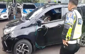 Petugas PJR Tol Cipularang Amankan Mobil Pelaku Ganjal ATM