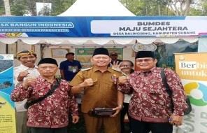 BUMDes Maju Sejahtera Desa Balingbing Pamerkan Produk UMKM di Hari Desa Nasional tahun 202