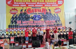 Hanya Tridjaya, Berikan 25 Unit Motor Gratis ke Konsumen