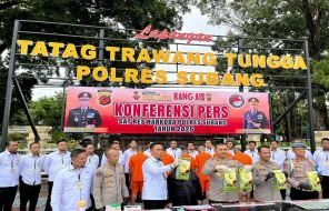 Ditangkap di Cisalak, Polres Subang Ungkap Kasus Narkotika Jenis Sabu Seberat 5,14 Kg