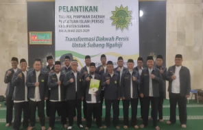 Resmi Dilantik, Ade Ahmad Ghazali Siap Memimpin Persis Subang