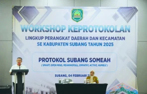 Pemkab Subang Gelar Workshop Keprotokolan, Pj Bupati: Pengantar Wajah Pemerintah