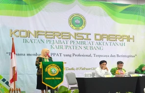Waode Vivere Pericoloso Resmi Dilantik sebagai Ketua IPPAT Subang 2024-2027