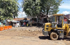 Pedagang Harap TPS Pujasera Subang Ditata Rapi
