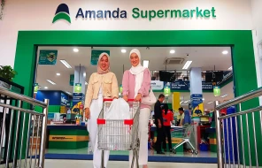Amanda Supermarket Hadirkan Konsep Baru Lebih Segar dan Modern