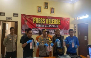 Curi Uang Rp80 Juta Milik Nasabah Bank di Subang, JLI dan ACA Diringkus Polisi