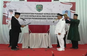 Ibnu Al Mahdi Resmi Jabat Kades Patimban