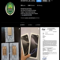 Akun Instagram Disnakertrans Subang Diduga Diretas, Muncul Postingan Giveaway Mencurigakan