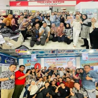 Komedian Ternama Kang Sule Belanja Motor Honda dan Elektronik di Tridjaya Group