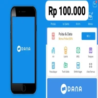 Butuh Saldo DANA 100 Ribu? Cek Cara Pinjam Saldo DANA 100 Ribu Langsung Cair di Sini!