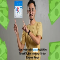 Begini Cara Pinjam Saldo DANA Rp100 Ribu Tanpa KTP, Bisa Langsung Cair dan Gampang Banget