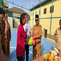 Fasilitasi Sarana Olahraga, Pemdes Tanjungsari di Subang Bangun Lapangan Futsal